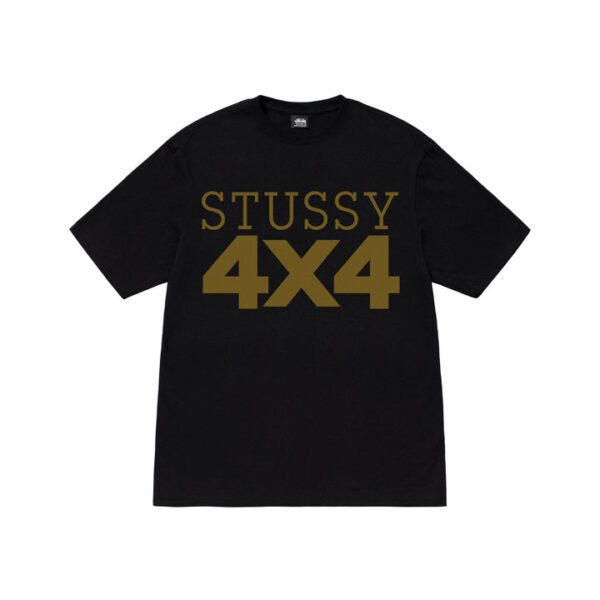 4X4 Stussy TEE BLACK